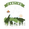 Camping am Feuer sitzen - Design