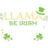 Llama Be Irish - Saint-Patrick