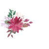 Floral letter b