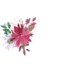 Letter h floral