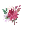 Letter f floral