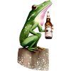 Frog with beer