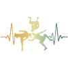 Heartbeat Parkour Sideflip ECG Pulse
