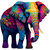Bunter Elefant