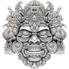 Psychedelic head