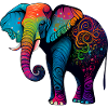 Bunter Elefant