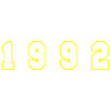 1992 Year Number