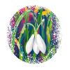 Snowdrops Oil Painting