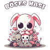 Pastel Goth Böses Hasi Pentagramm