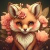 Renard rose doux