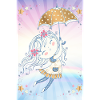 Kleines Mädchen Magic Umbrella: Feenflug