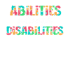 Autism awareness - abilities predominate