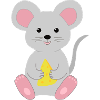 Mouse with cheese
