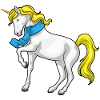 Foulard licorne