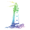 Phare arc-en-ciel