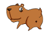 Capybara from behind - Capybara butt