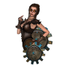 Die Dame des Steampunk