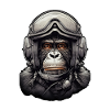Pilot Monkey Digital Art