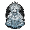 White queen priestress ,manga digital
