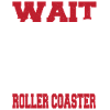 Divertida espera de vacaciones en el parque temático Veo un coas de rodillo