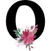 Floral letter