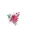 Lettre m floral