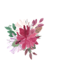 Letter p floral
