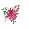 Letter k floral