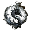 Smoky black dragon