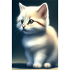 Petit bébé chat mignon