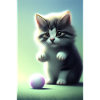 Petit bébé chat mignon