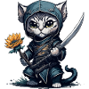 Die Ninja-Katze