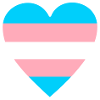 Transgender hjerteflag