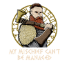 My Mischief Cant Be Managed Mythology Funny Norse
