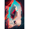 Surreal climbing