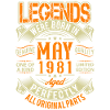 1981 Mai Birthday Legend