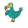 cute dodo bird from Mauritius