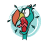 crazy dodo bird from Mauritius