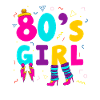 80's Girl Eighties Woman