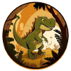 Friendly dinosaur T-Rex