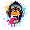 Angry Monkey Splash Urban Street