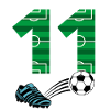 11e anniversaire de football