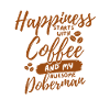 Coffee Doberman lover