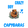 Crazy Boy Capybara Gift