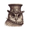Steampunk Owl 1