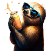 Coolest beer drinker: a sloth