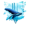 Motif de requin-baleine : Une majesté
