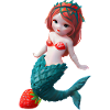 Sirène aux fraises