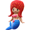 Sirène aux fraises
