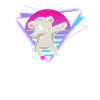 Vaporwave Koala